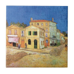 Vincent Van Gogh - The Yellow House - Fine Art Tile