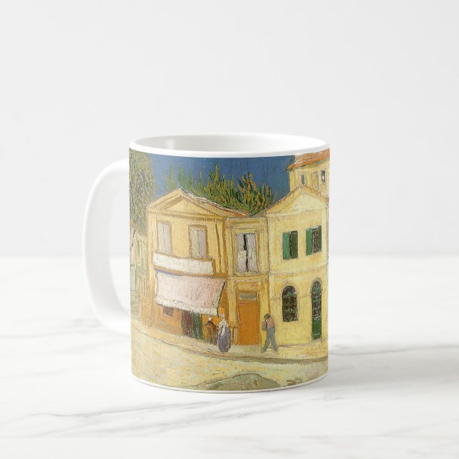 Vincent van Gogh - The Yellow House (The Street) Coffee Mug (Front Left)