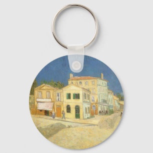 Vincent van Gogh - The Yellow House (The Street) Keychain
