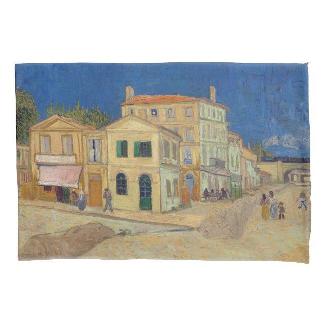 Vincent van Gogh - The Yellow House / The Street Pillowcase (Front)