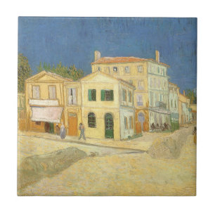 Vincent van Gogh - The Yellow House (The Street) Tile