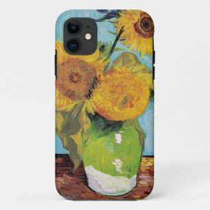 Vincent Van Gogh - Three Sunflowers in a Vase Case-Mate iPhone Case