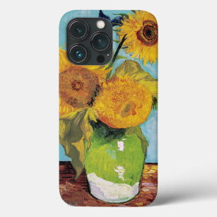 Vincent Van Gogh - Three Sunflowers in a Vase iPhone 13 Pro Case