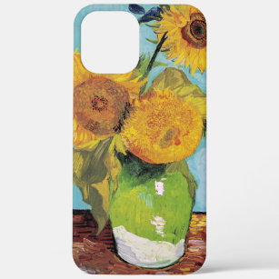 Vincent Van Gogh - Three Sunflowers in a Vase iPhone 12 Pro Max Case