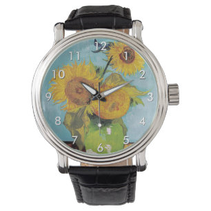 Vincent Van Gogh - Three Sunflowers in a Vase Watch