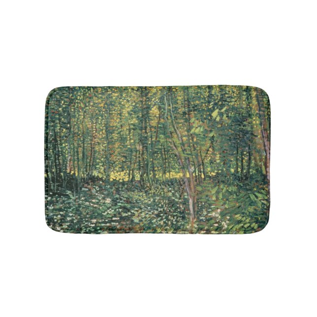 Vincent van Gogh | Trees and Undergrowth, 1887 Bath Mat (Front)