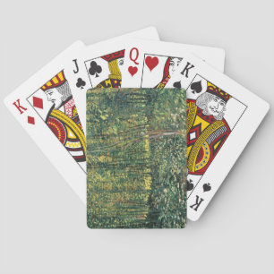 Vincent van Gogh   Trees and Undergrowth, 1887 Playing Cards