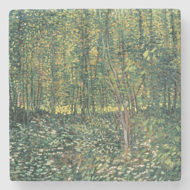 Vincent van Gogh | Trees and Undergrowth, 1887 Stone Coaster (Front)