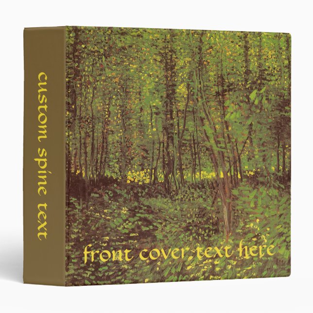 Vincent van Gogh - Trees and Undergrowth Binder (Front/Spine)