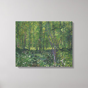 Vincent van Gogh - Trees and Undergrowth Canvas Print