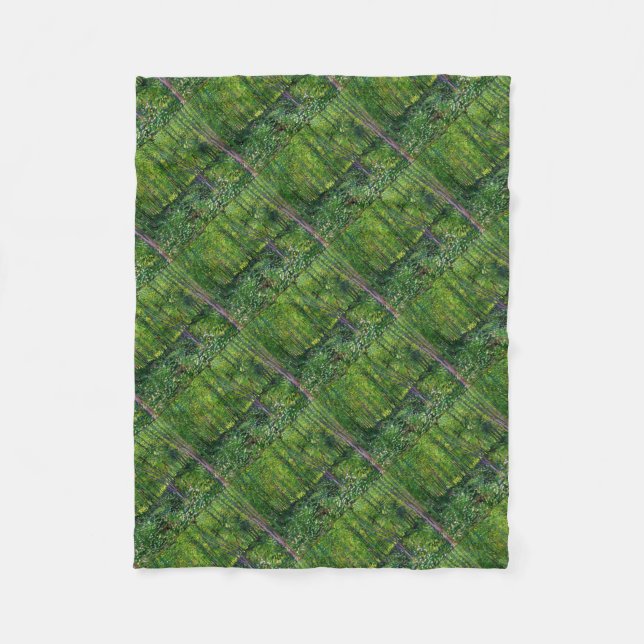 Vincent Van Gogh Trees And Undergrowth Fleece Blanket (Front)