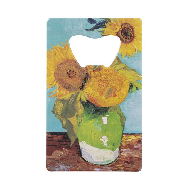 Vincent Van Gogh - Trois tournesols dans un vase (Devant)