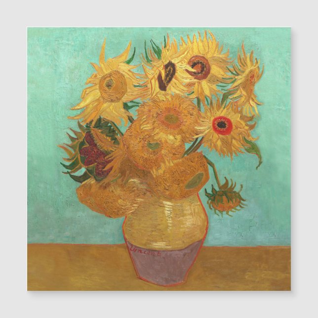 Vincent Van Gogh Twelve Sunflowers In A Vase (Front)