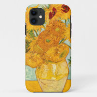 Vincent Van Gogh Twelve Sunflowers In a Vase Art