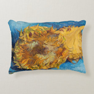Vincent van Gogh - Two Cut Sunflowers Accent Pillow