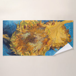 Vincent van Gogh - Two Cut Sunflowers Bath Towel Set