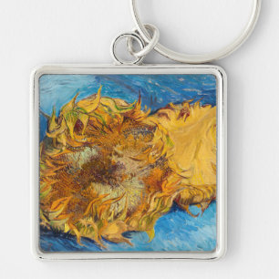 Vincent van Gogh - Two Cut Sunflowers Keychain