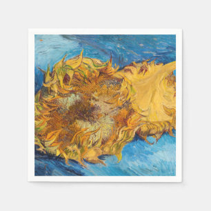 Vincent van Gogh - Two Cut Sunflowers Napkin