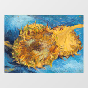Vincent van Gogh - Two Cut Sunflowers Window Cling