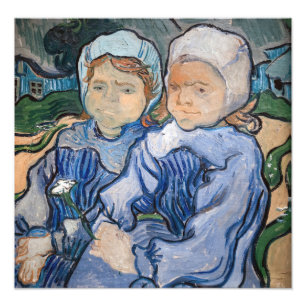 Vincent van Gogh - Two Little Girls Photo Print
