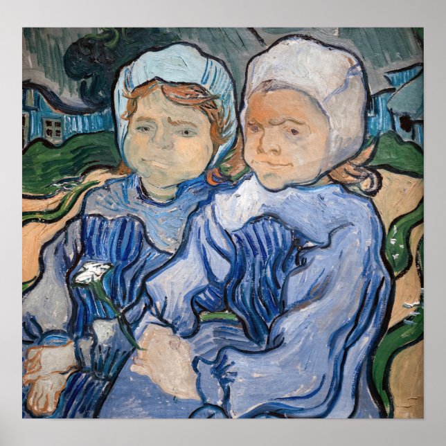 Vincent van Gogh - Two Little Girls Poster (Front)