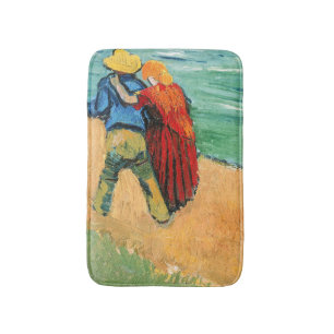 Vincent van Gogh - Two Lovers Bath Mat