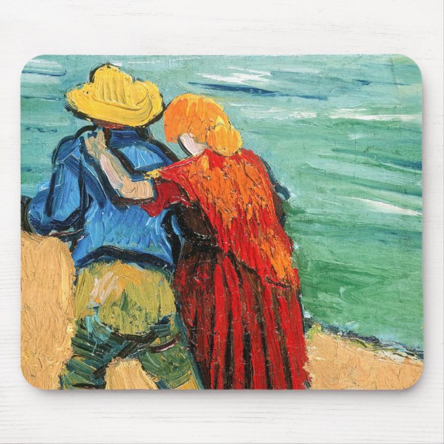 Vincent van Gogh - Two Lovers Mouse Pad (Front)