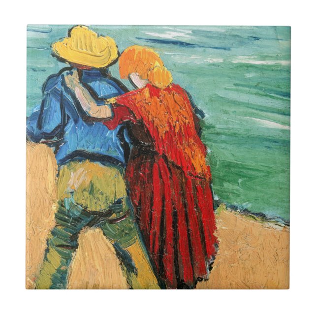 Vincent van Gogh - Two Lovers Tile (Front)