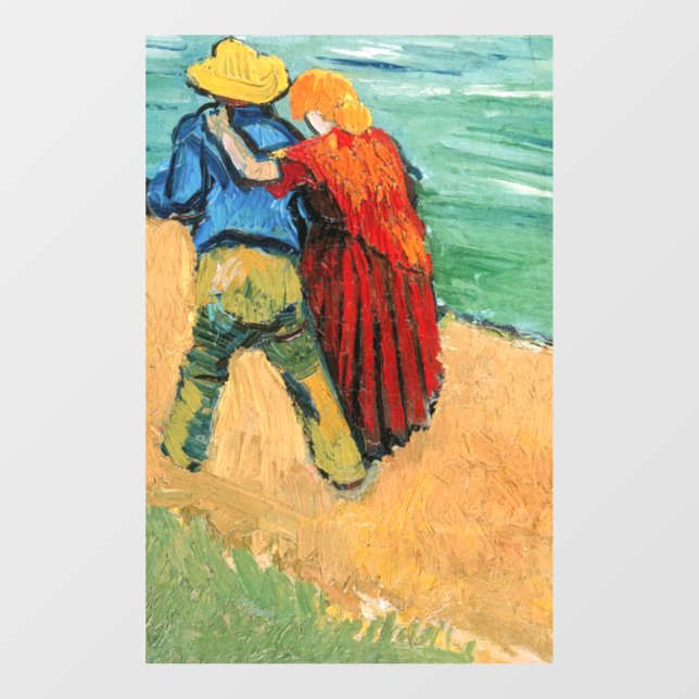 Vincent van Gogh - Two Lovers Window Cling (Sheet)