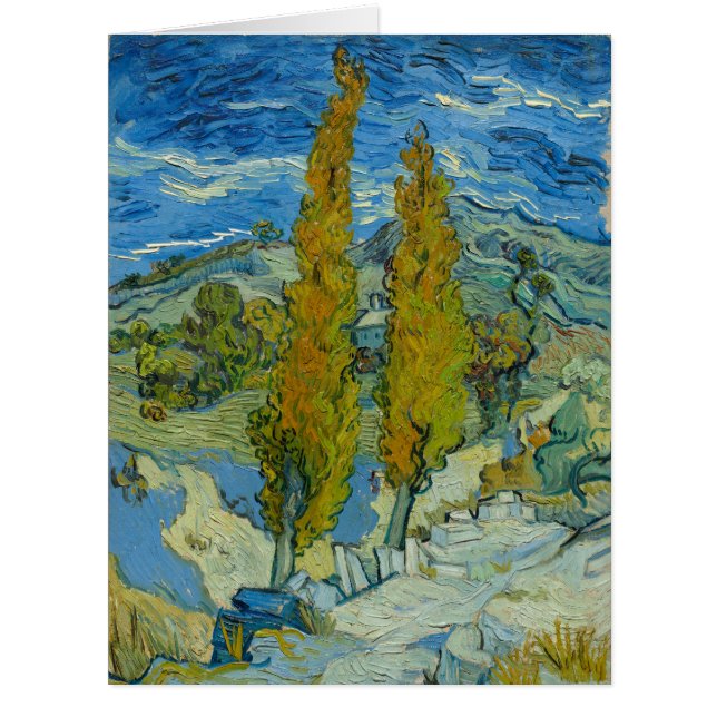 Vincent Van Gogh, Two Poplars in The Alpilles (Front)