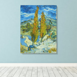 Vincent Van Gogh, Two Poplars in The Alpilles Canvas Print