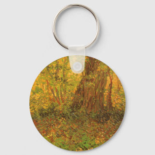 Vincent van Gogh - Undergrowth Keychain