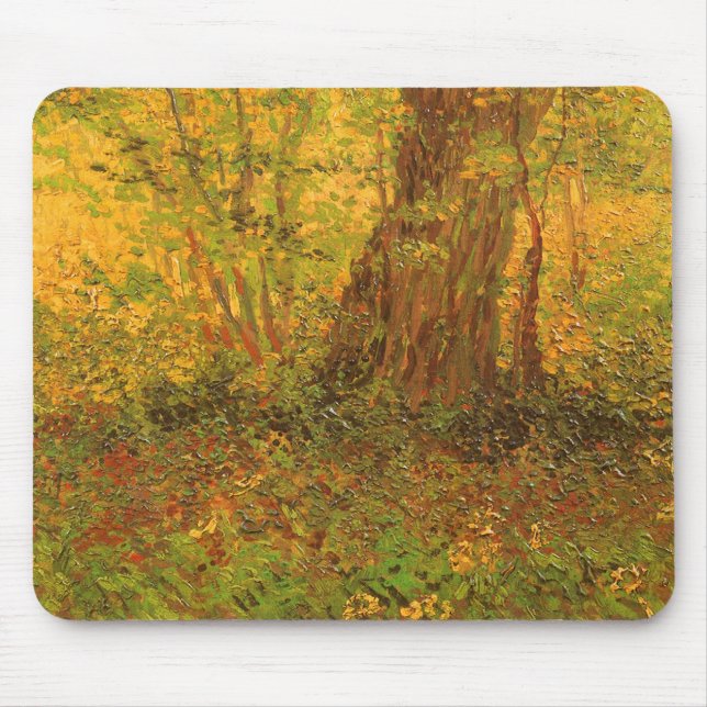 Vincent van Gogh - Undergrowth Mouse Pad (Front)