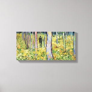 Vincent Van Gogh - Undergrowth With Two Figures Canvas Print