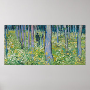 Vincent van Gogh - Undergrowth with Two Figures Poster