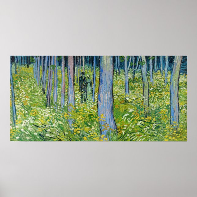 Vincent van Gogh - Undergrowth with Two Figures Poster (Front)