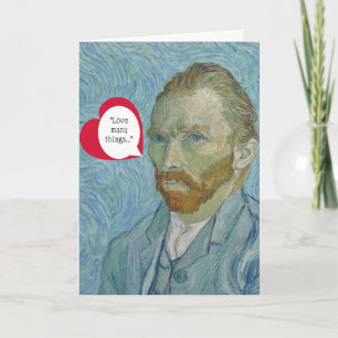 Vincent Van Gogh Valentine Holiday Card