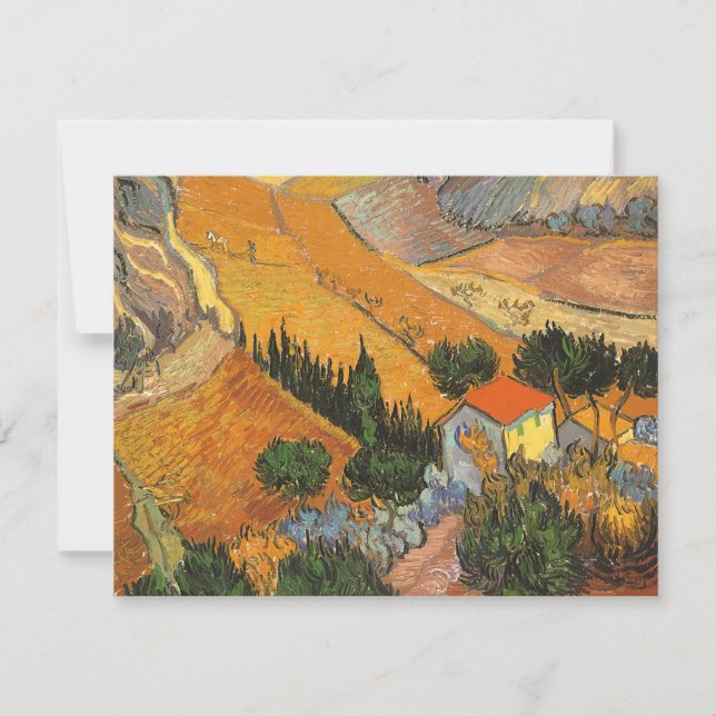Vincent van Gogh - Valley with Plowman (Front)