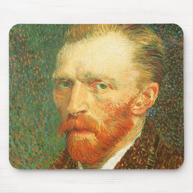 Vincent van Gogh - Van Gogh Self Portrait Mouse Pad (Front)