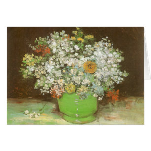 Vincent van Gogh - Vase avec des Zinnias et des Fl