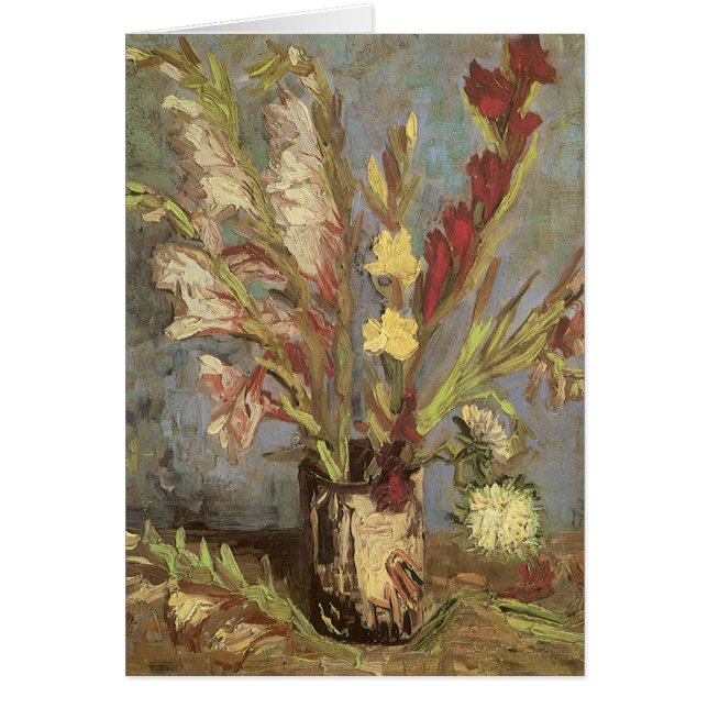 Vincent van Gogh - Vase de la vie morte avec Gladi (Devant)