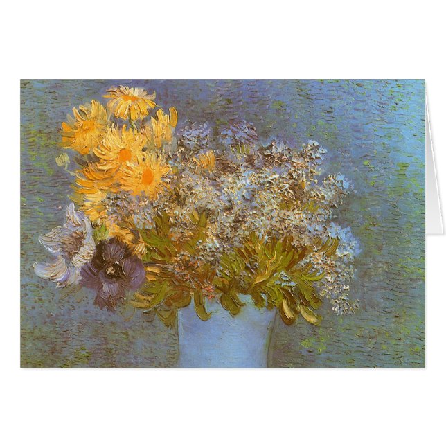 Vincent van Gogh Vase de Lilacs, Daisées, Anémones (Devant horizontal)