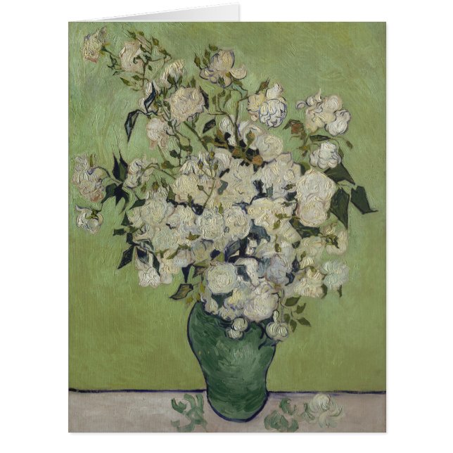 Vincent Van Gogh, Vase de Roses, Roses dans le Vas (Devant)