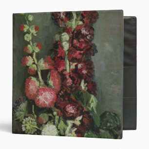 Vincent van Gogh Vase of Hollyhocks, 1886 Binder
