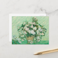 Vincent Van Gogh, Vase of Roses, Roses In The Vase