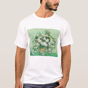 Vincent Van Gogh, Vase of Roses, Roses In The Vase T-Shirt