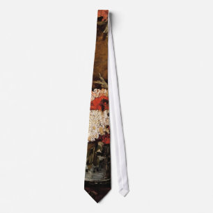 Vincent Van Gogh - Vase With Carnations - Fine Art Tie