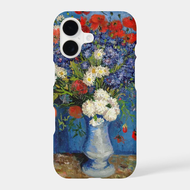 Vincent van Gogh - Vase with Cornflowers & Poppies (Back)