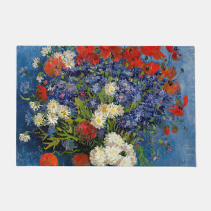 Vincent van Gogh - Vase with Cornflowers & Poppies Doormat