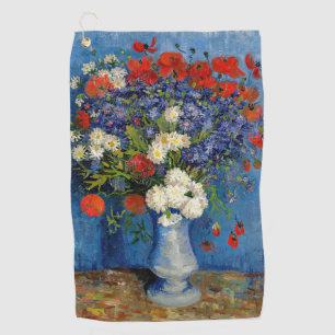 Vincent van Gogh - Vase with Cornflowers & Poppies Golf Towel